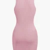 Twist Sleeveless Tank Mini Dress>MICAS Hot