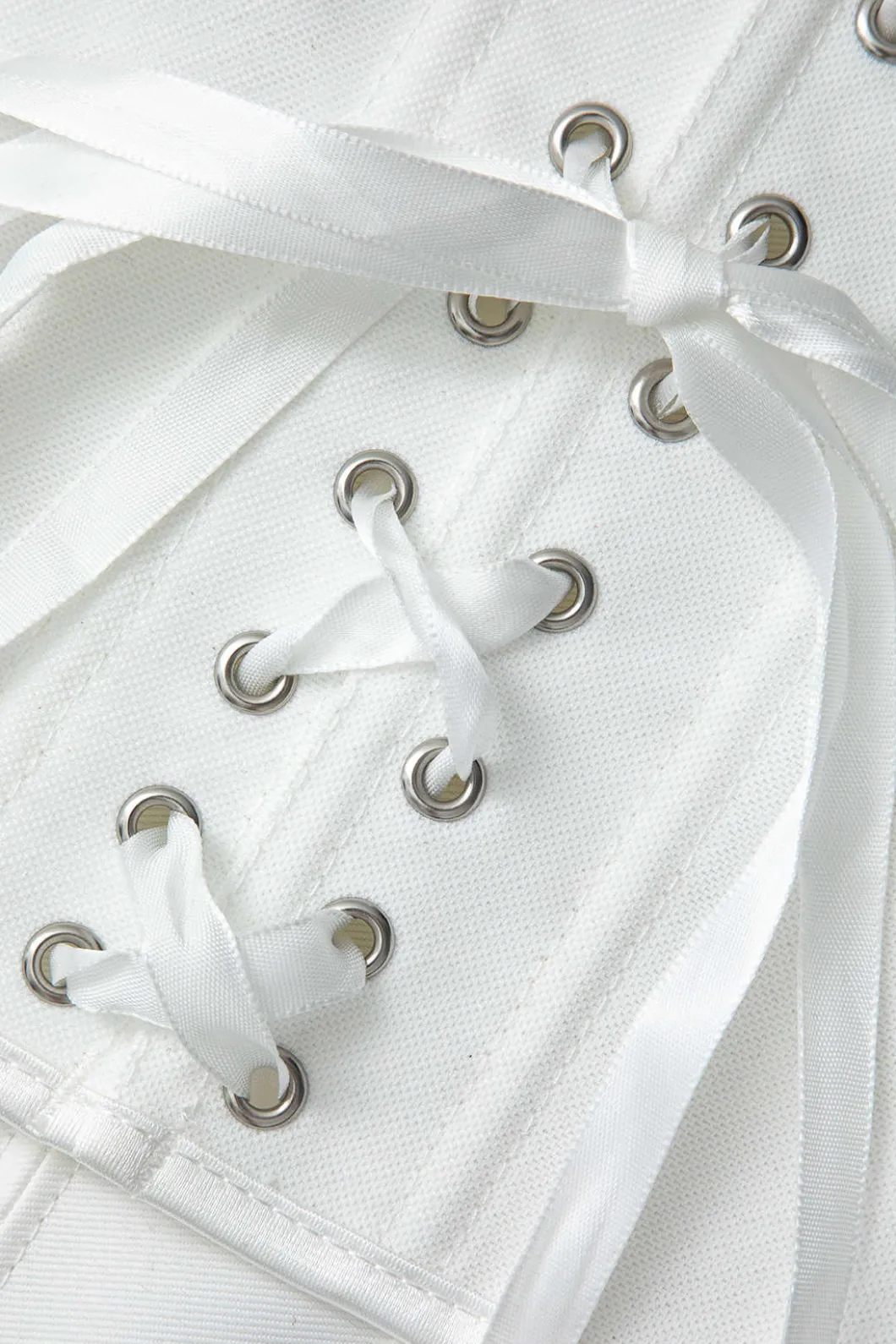 V-Hem Tie Back Corset Corset Top>MICAS Clearance