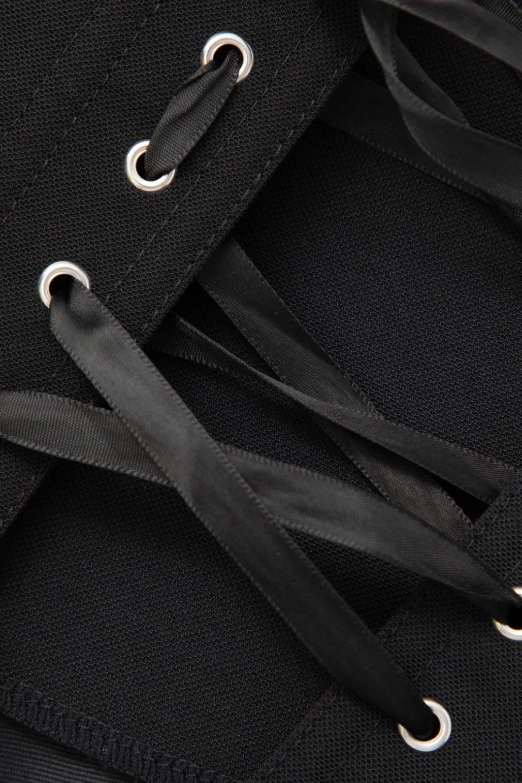 V-Hem Tie Back Corset Corset Top>MICAS Clearance