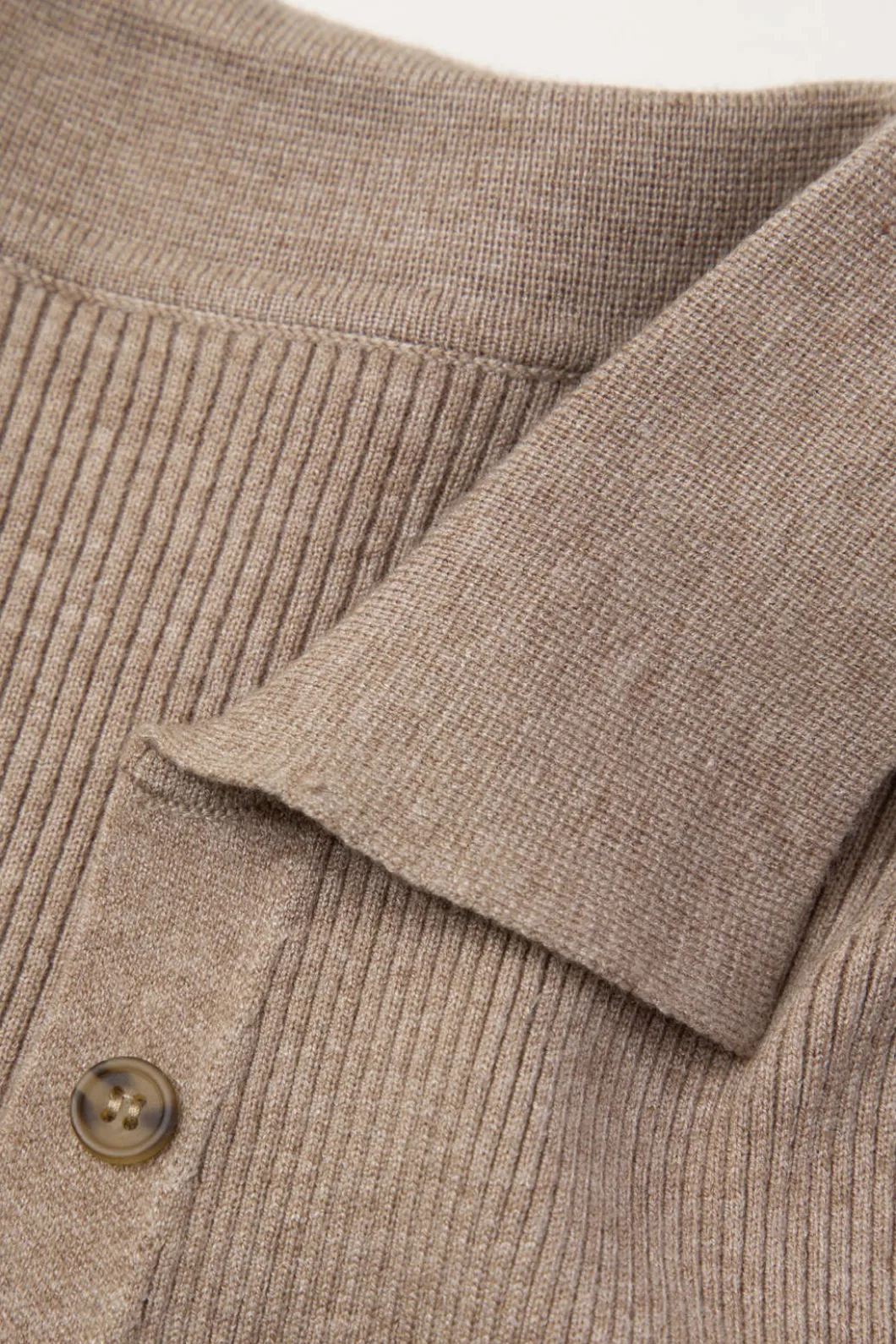 V-Neck Long Sleeve Mid-Length Sweater Dress>MICAS Outlet