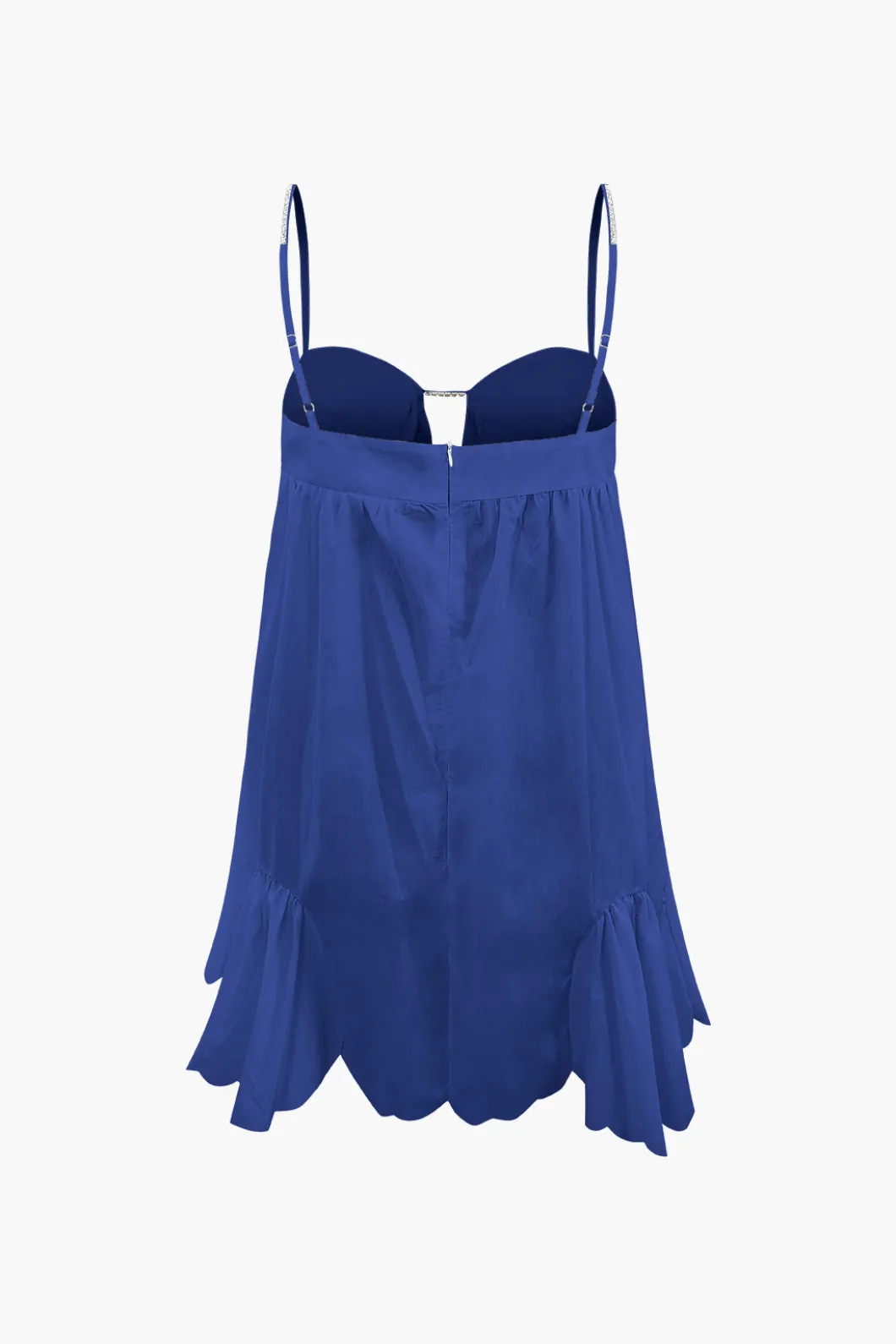 V-neck Rhinestone Decor Mini Dress>MICAS Best