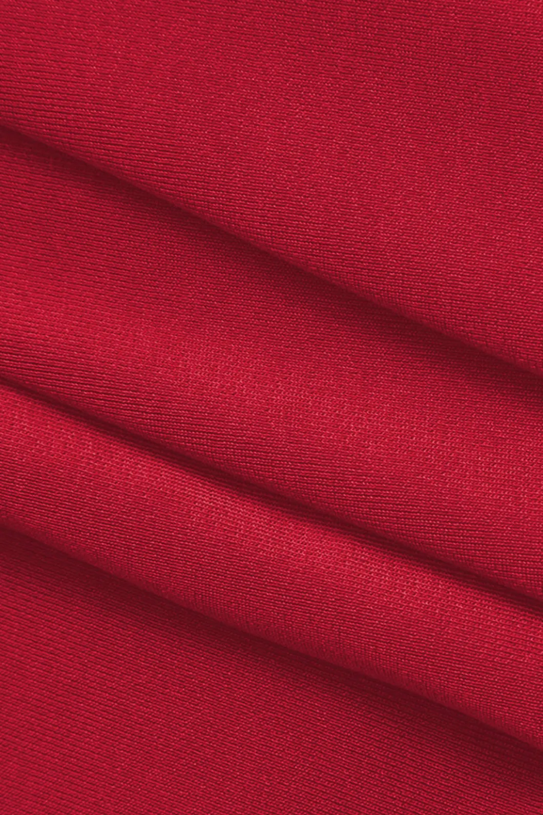 V-neck Ruched Top And V-shape Cut Waist Maxi Skirt Set>MICAS Online