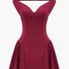 V-Neck Sleeveless Backless Mini Dress>MICAS Sale