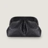 Woven Ruched Clutch Bag>MICAS Discount
