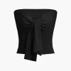 Wrap Knot Tube Top>MICAS Fashion