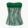 Zip Front Strapless Corset Top>MICAS Online