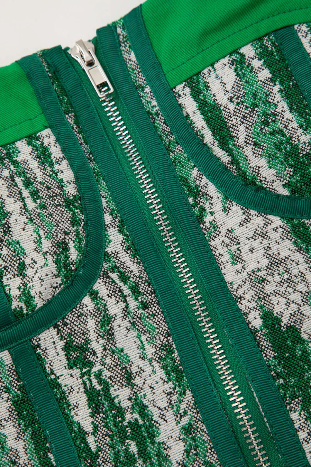 Zip Front Strapless Corset Top>MICAS Online