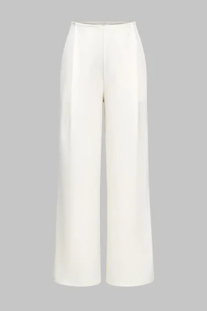 Zipper Detail High Waist Trousers>MICAS Hot
